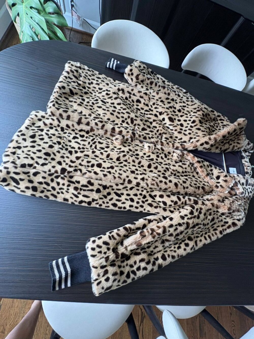 CAbi Josephine Leopard Faux Fur Coat (Style 3727)